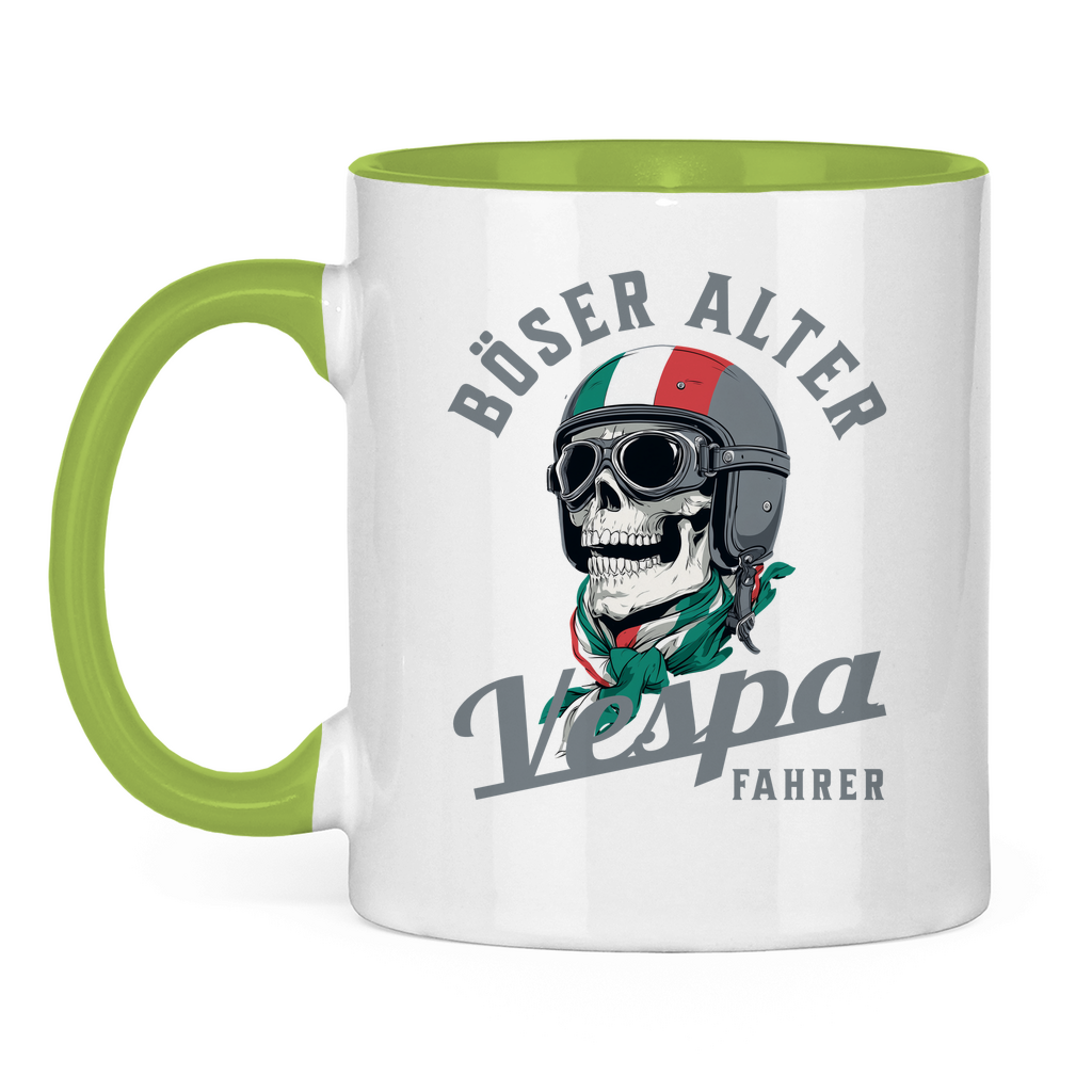 Tasse Böser alter Vespa Fahrer 
