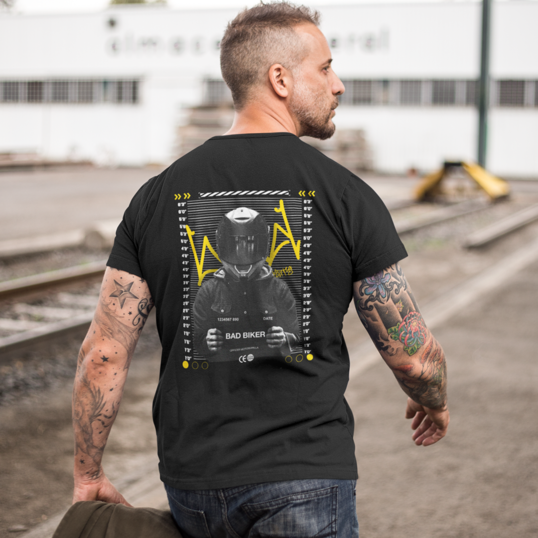 Bad Biker Motorrad T-Shirt