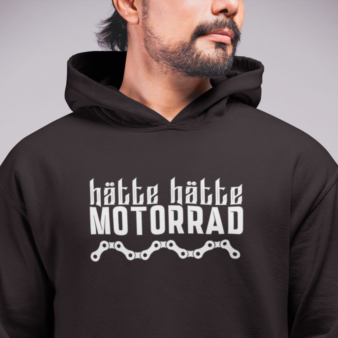 hätte hätte | Motorrad Hoodie